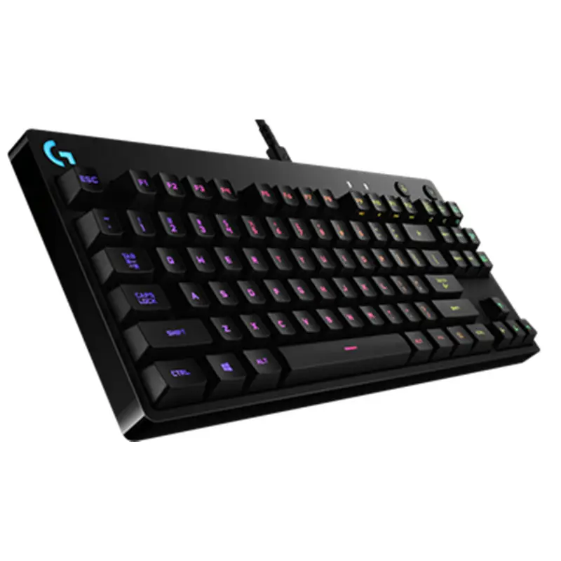 Проводная игровая мышь logitech G Pro RGB с красочной подсветкой для макросъемки - Цвет: PRO Keyboard