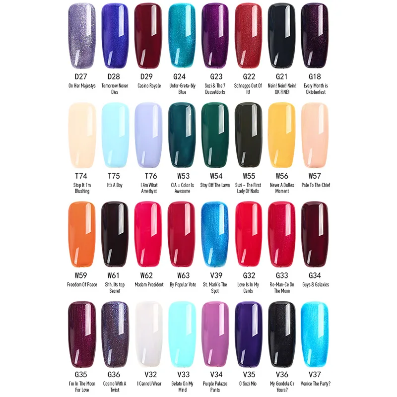 Женский изысканный дизайн ногтей смешанный Гель-лак великолепные