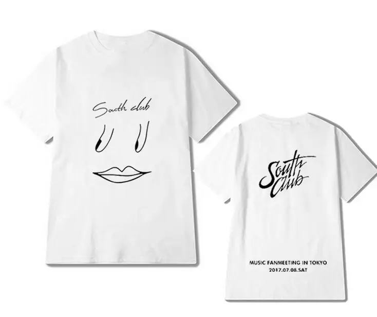 Футболка с круглым вырезом и коротким рукавом принтом | Женская одежда