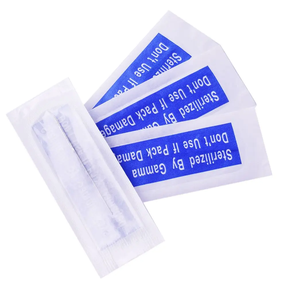 

100pcs/lot 5R,3R Needles For Manual Pen Semi Permanent Makeup Fog Shading Microblading Eyebrow For Embroidery Pen