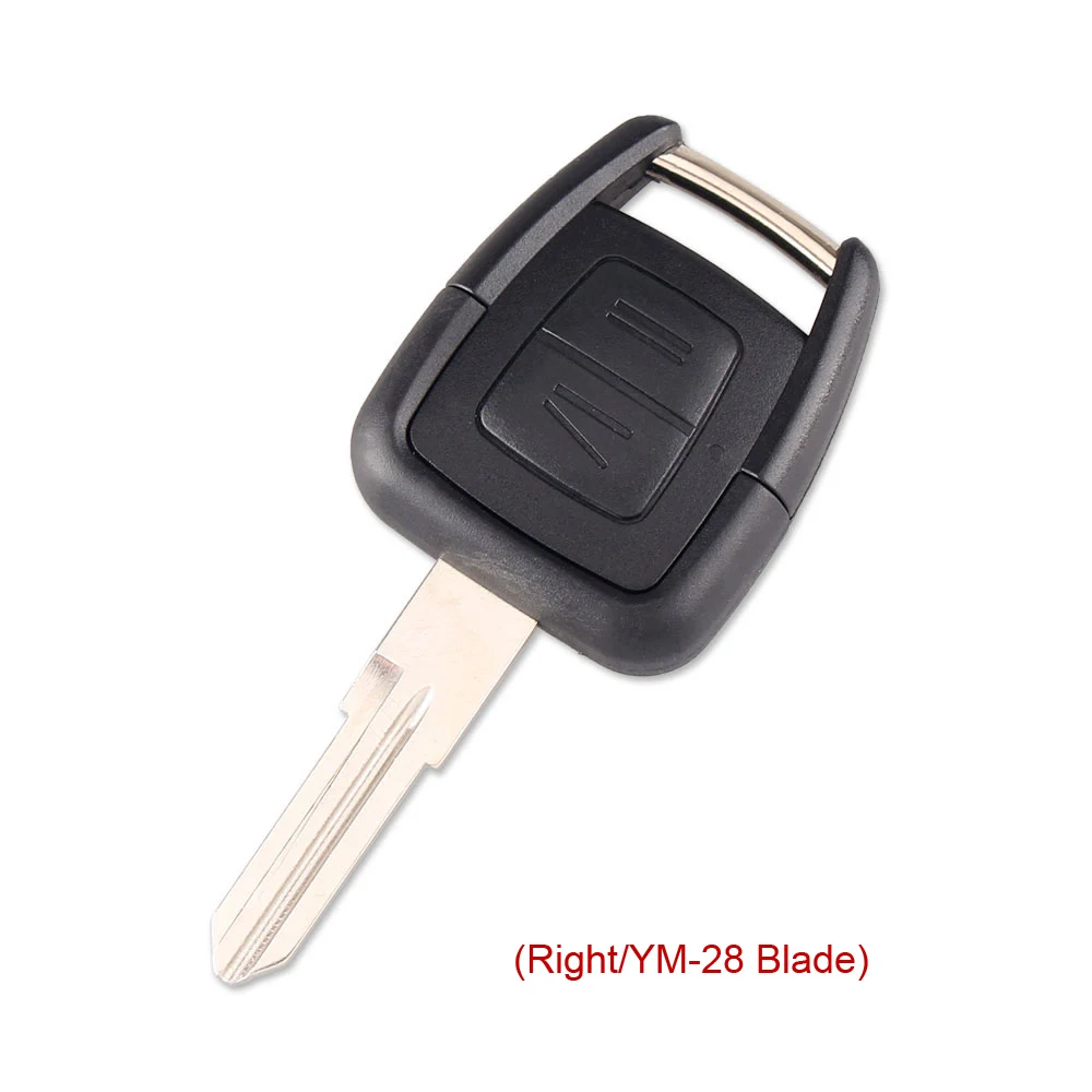 YM-28 Right Blade DANDKEY 2 кнопки ключи оболочки брелок для Vauxhall Opel Astra H J g Zafira mokka Omega Vectra(YM-28/HU46/HU43/HU100 Blade - Количество кнопок: YM-28 Right Blade