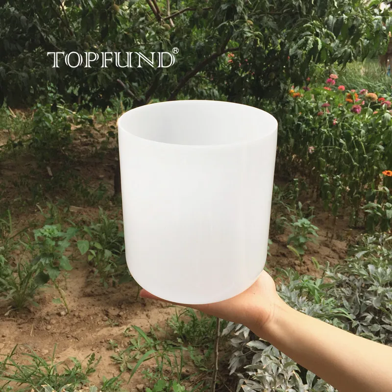 

TOPFUND Opal Fusion Perfect Pitch A 3rd Eye Chakra Clear Quartz Crystal Singing Bowl 8"