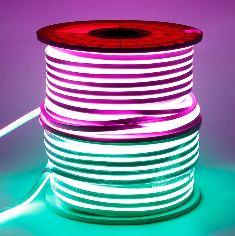 Светодиодная лента RGB неоновый гибкий Канатный свет водонепроницаемый IP68 мини