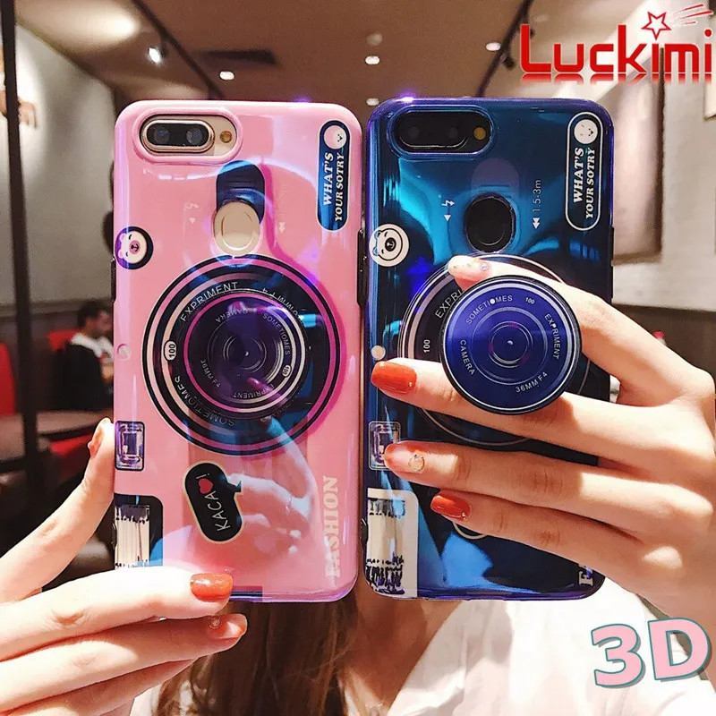 Для iphone 5 6s 7 8 X XR SE XS max 6 8plus Милые Роскошные аксессуары синий луч 3D камера чехол для