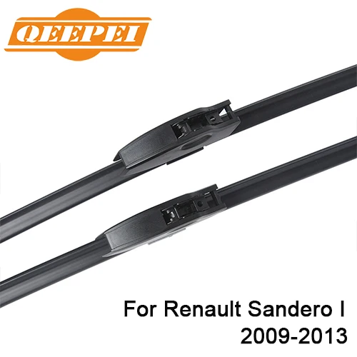 2009-2013 BS QEEPEI сменная щетка стеклоочистителя для Renault Sandero 2009- силиконовая резина Стеклоочиститель авто аксессуары - Цвет: 2009-2013 BS