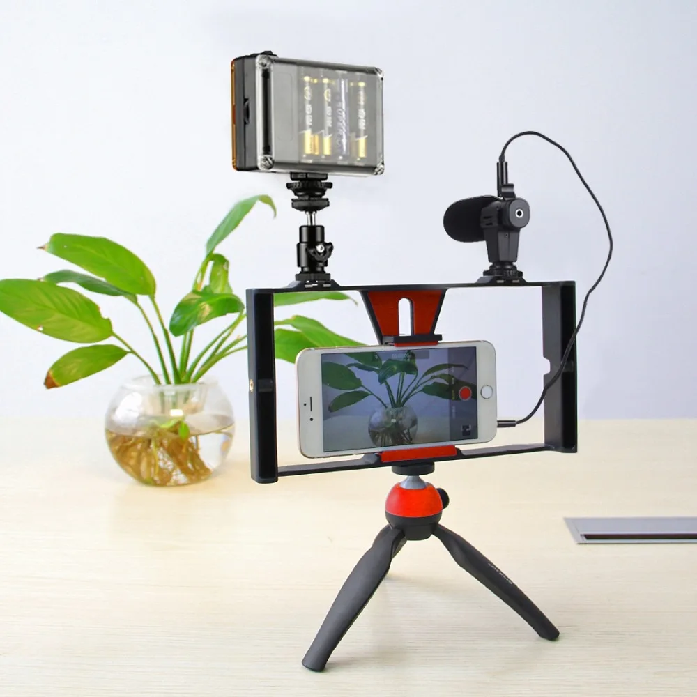 HandheldRig ручка пленка делая Риг стабилизатор Steadicam кронштейн держатель Колыбель телефон клип для iPhone, смартфон видео Риг