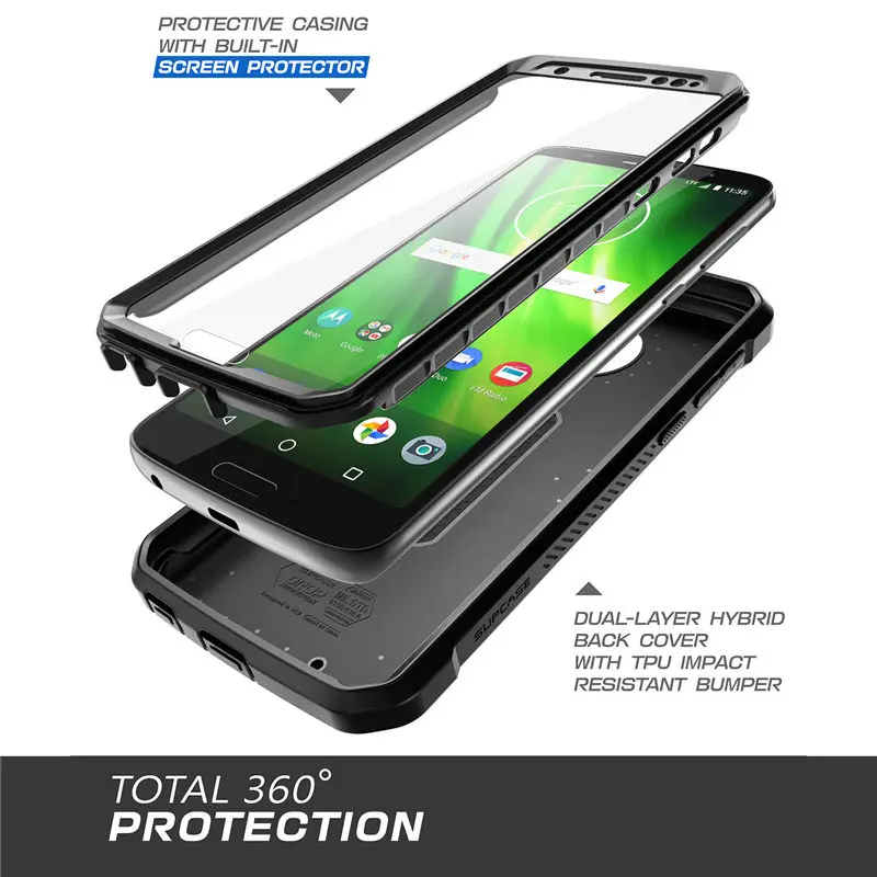 Для Moto G6 чехол SUP чехол UB Pro полный корпус прочная кобура крышка со встроенной защитной пленкой для Moto G6 чехол выпуска
