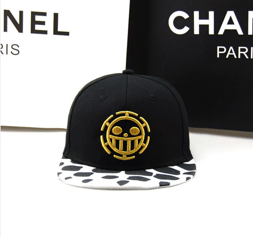 Оптовая продажа цельная аниме шляпа бейсбольная кепка шапки Trafalgar Law шляпы для