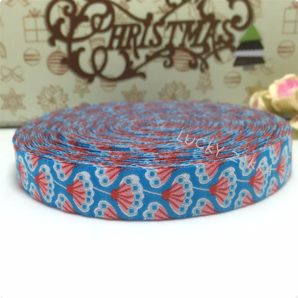 2015 NEW wholesale 5/8 '(16 mmx10yards) 100% Polyester Woven Jacquard Ribbon flower The dandelion | Дом и сад