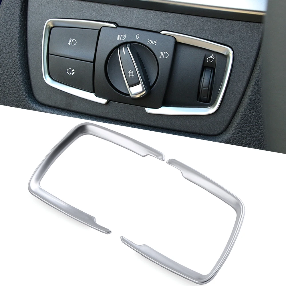 Крышка автомобильного переключателя фар ABS автомобильные аксессуары для BMW F20 118i