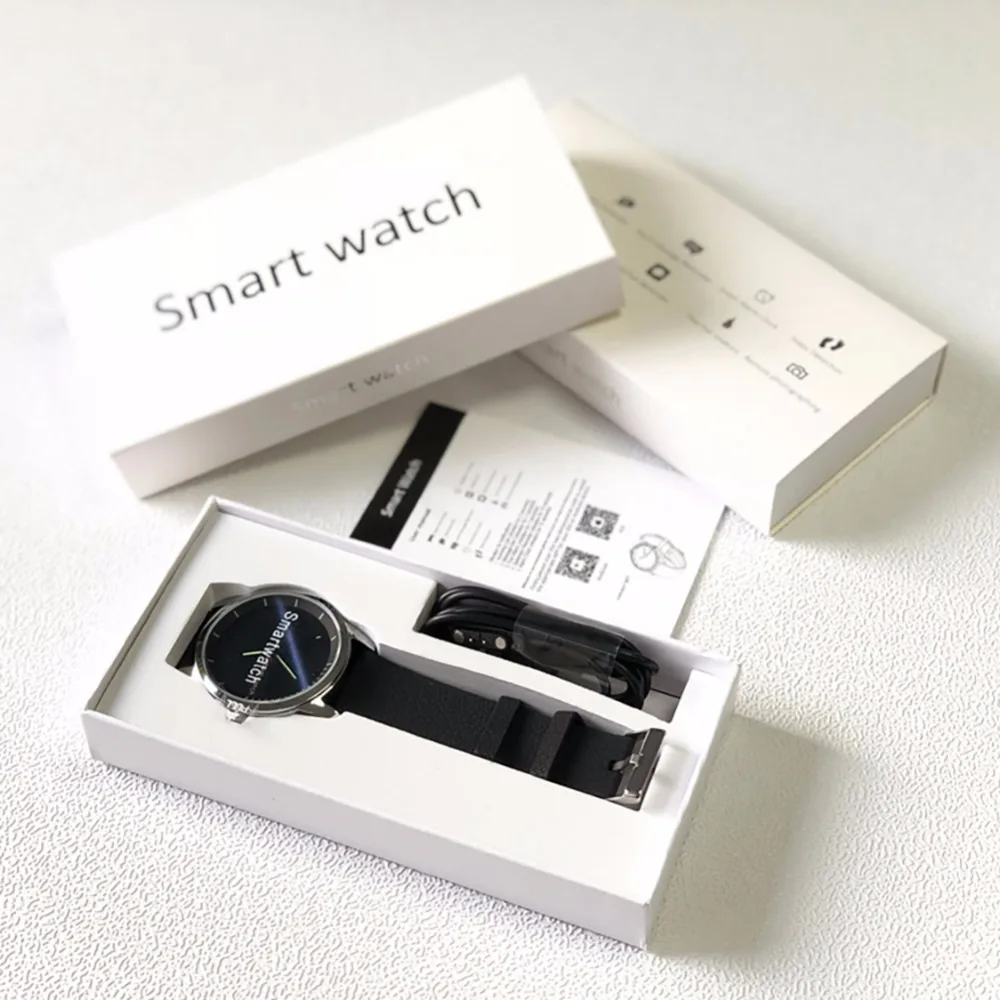 Bluetooth Smart часы Для мужчин IP68 Водонепроницаемый кварцевые наручные 120 дней