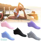5 цветов, женские хлопковые спортивные носки для фитнеса и спортзала