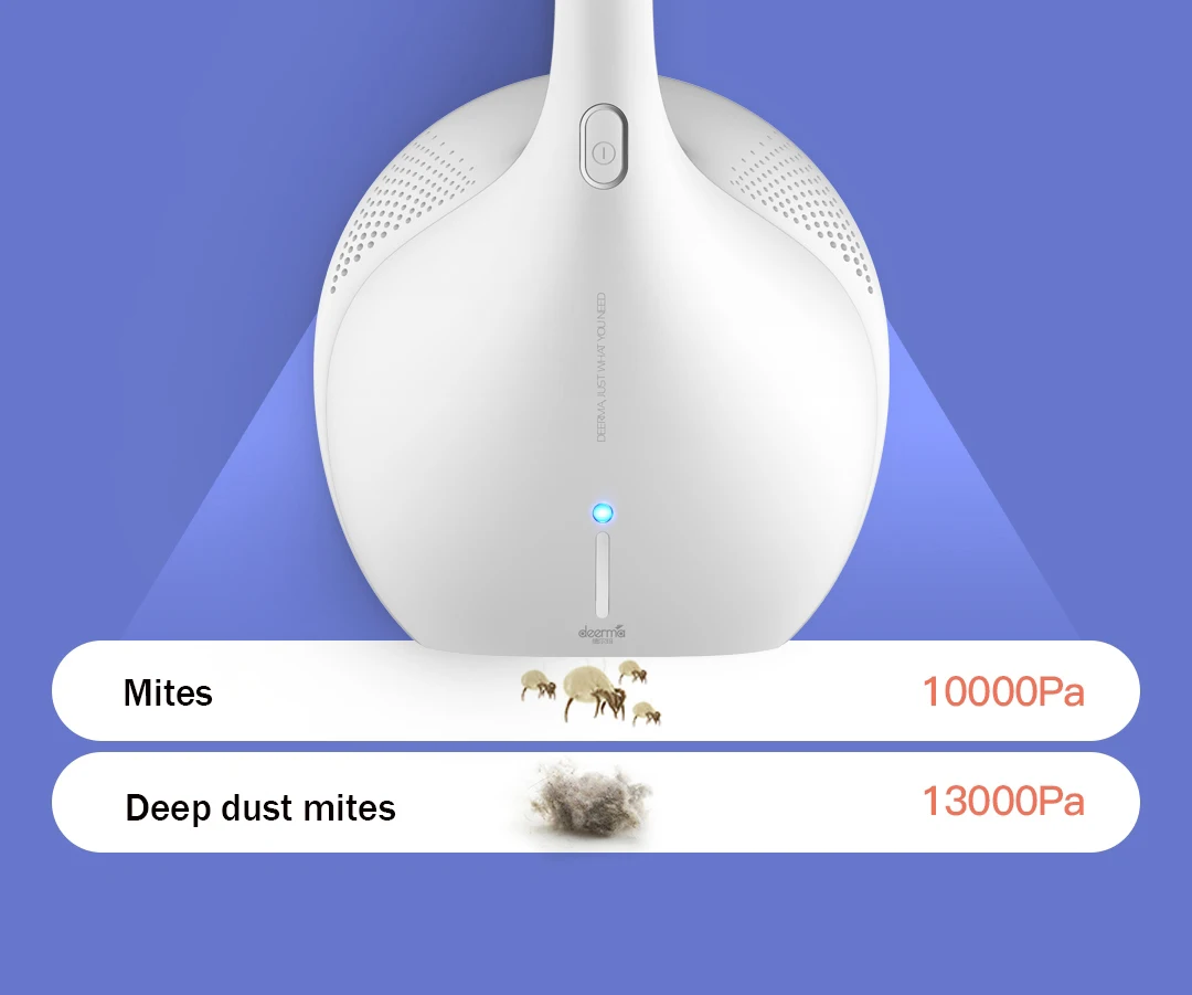 Xiaomi Youpin Deerma клещей пылесос ручной светильник и тепловой шок УФ лампа удаление клещей сильный всасывающий очиститель