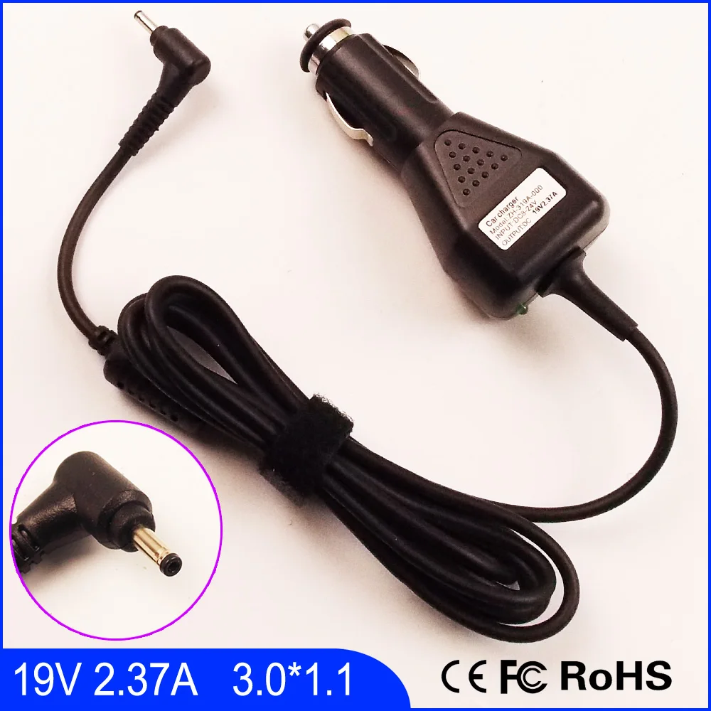 

19V 2.37A Laptop Car DC Adapter Charger For Acer Spin 3 SP315-51,Spin 5 SP513-51 SF514-51,Swift 1 SF114-31,Swift 3 SF314-51