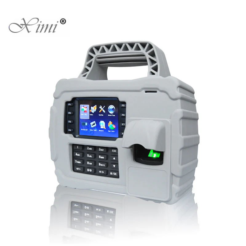 ZK S922 IP65 Водонепроницаемый wifi TCP/IP отпечаток пальца время посещаемости биометрическая запись времени со встроенным 7600 mAh резервный аккумулятор