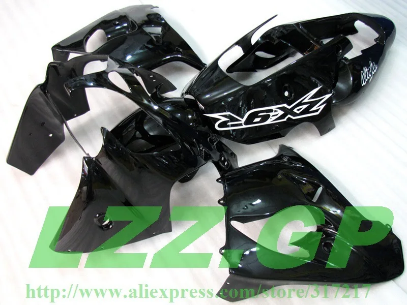 

100%NEW Black Fairing kit FOR KAWASAKI NINJA ZX9R 00-03 ZX 9R 00 01 02 03 ZX-9R 9 R 2000 2001 2002 2003 fairing kits #AA LZZGP