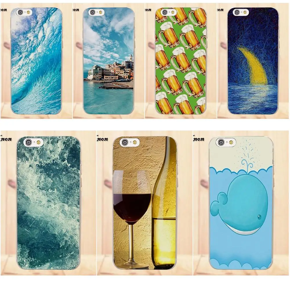 Чехол для телефона из ТПУ Maerknon Xiaomi Redmi 4 3 3S Pro Mi3 Mi4 Mi4i Mi4C Mi5 Mi5S Mi Max Note 2 Beer Blue Ocean Sea