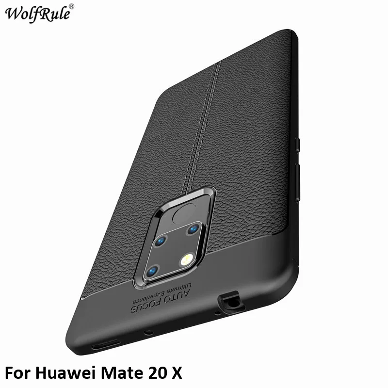 Чехол для Huawei Mate 20 X мягкий силиконовый бампер защитный чехол задней панели