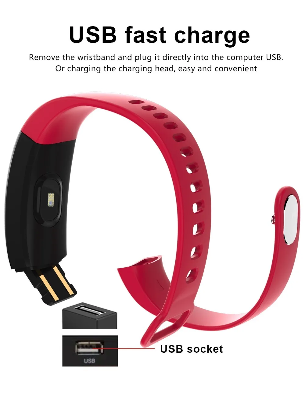 Ssmarwear F64HR умный фитнес-Браслет спортивный трекер для активности кровяное давление gps браслет часы IP68 водонепроницаемый ремешок PK M3