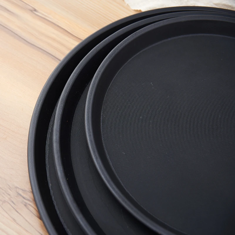 Круглый пластиковый поднос для чая большой нескользящий бытовой хранения воды