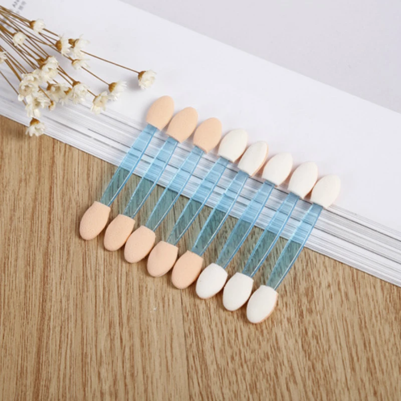 10 шт./лот двухконтурные кисти для теней век случайного цвета макияжа инструменты