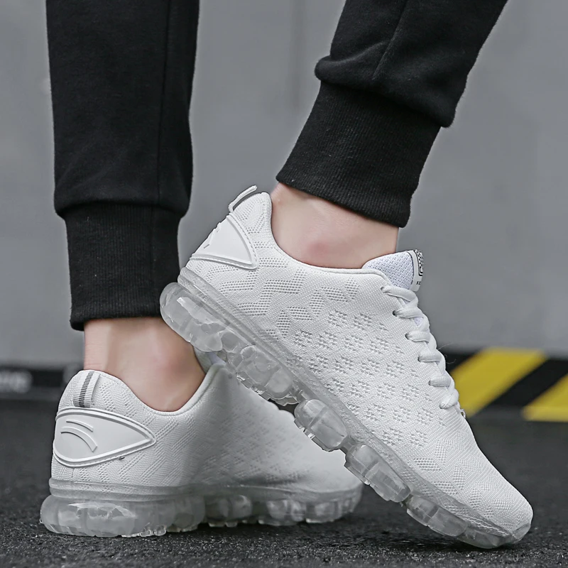 Мужские кроссовки с воздушной подушкой Мужская Летняя обувь дышащие спортивные