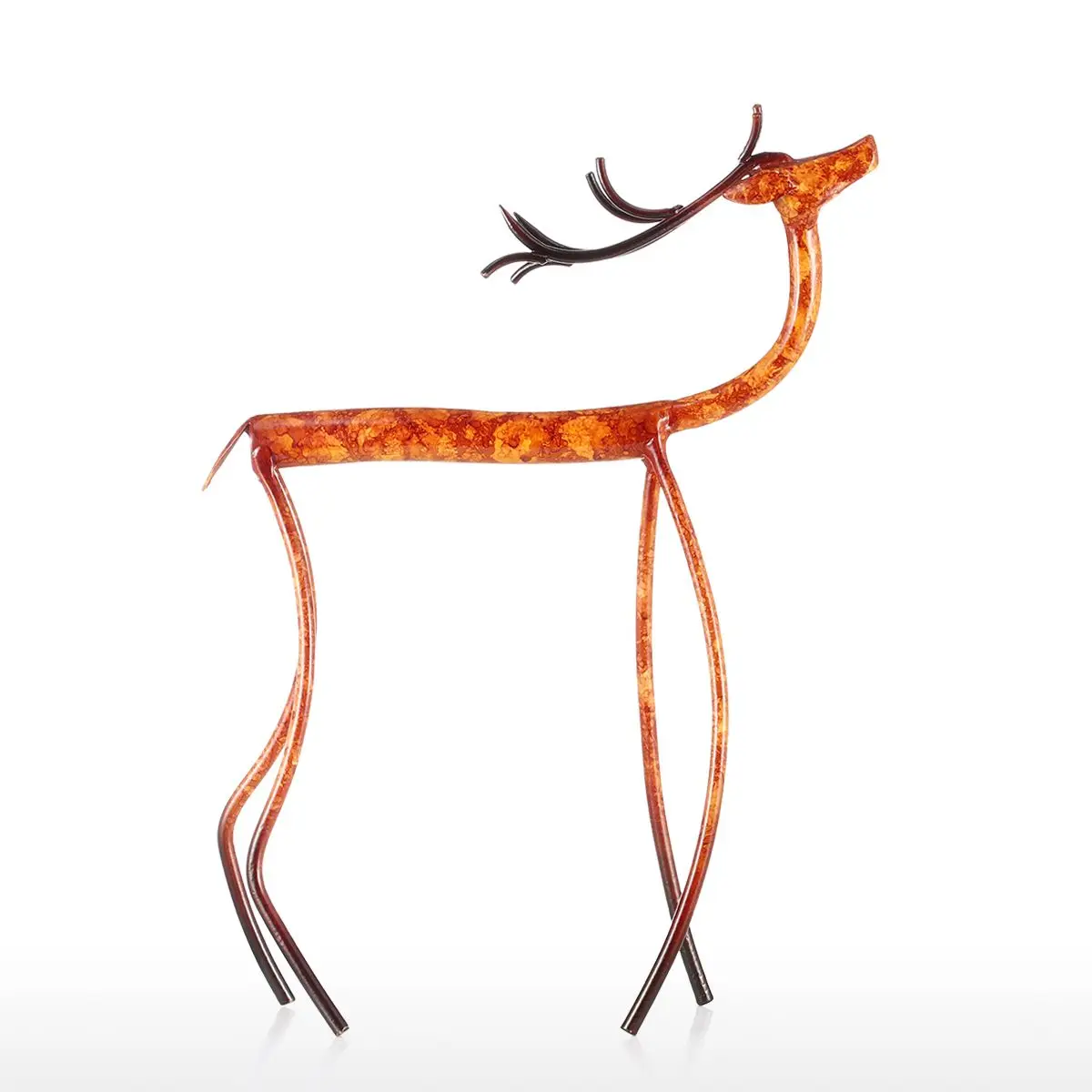Tooarts 2 вида Moose железная скульптура Домашнее украшение ремесла металлическая скульптура животного скульптура художественное Искусство ремесло подарок для дома