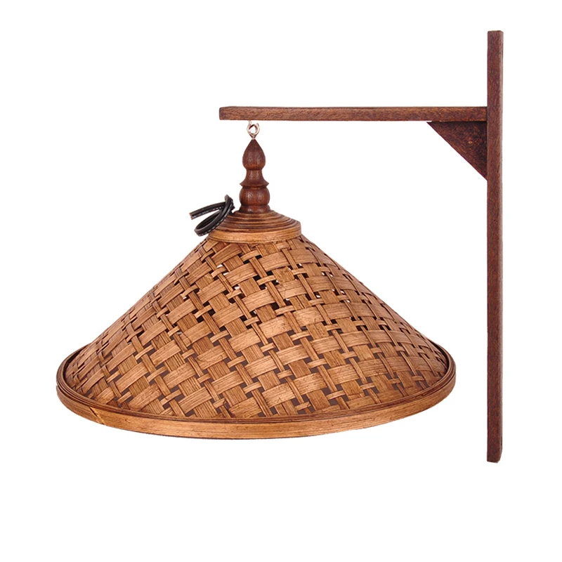 

Personalized art retro wall lamp southeast Asian style bar stairway arcadian bamboo wall lamp