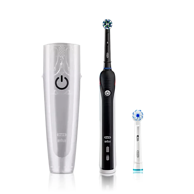 Зубная щетка Oral B 3D Pro2000 звуковая с датчиком давления и индикатором заряда|3 razor