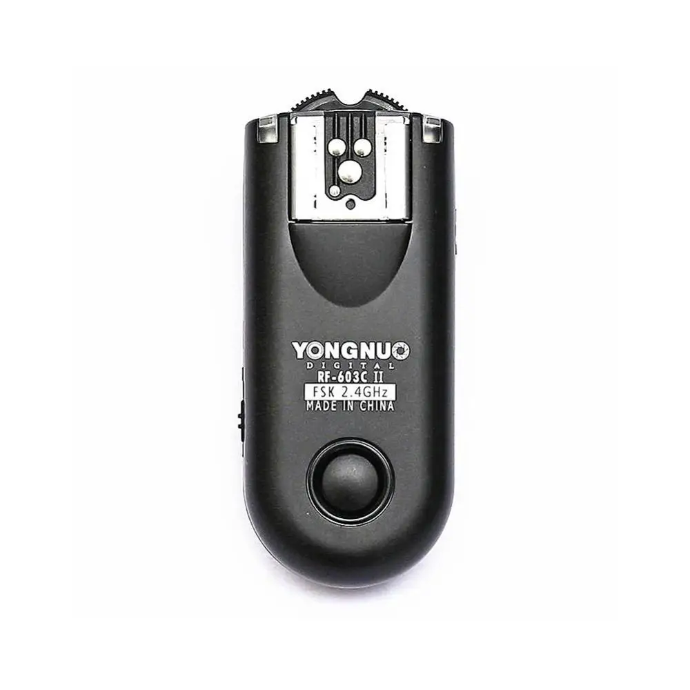 Светодиодная лампа для видеосъемки Yongnuo вспышка триггера RF-603II C RF603c c1 c3 ii RF 603 2 трансиверы для canon 5dII 1D 6D 7D 50d 60d 500d 600d 1000d ti5 ti6 - Цвет: 1 Trigger