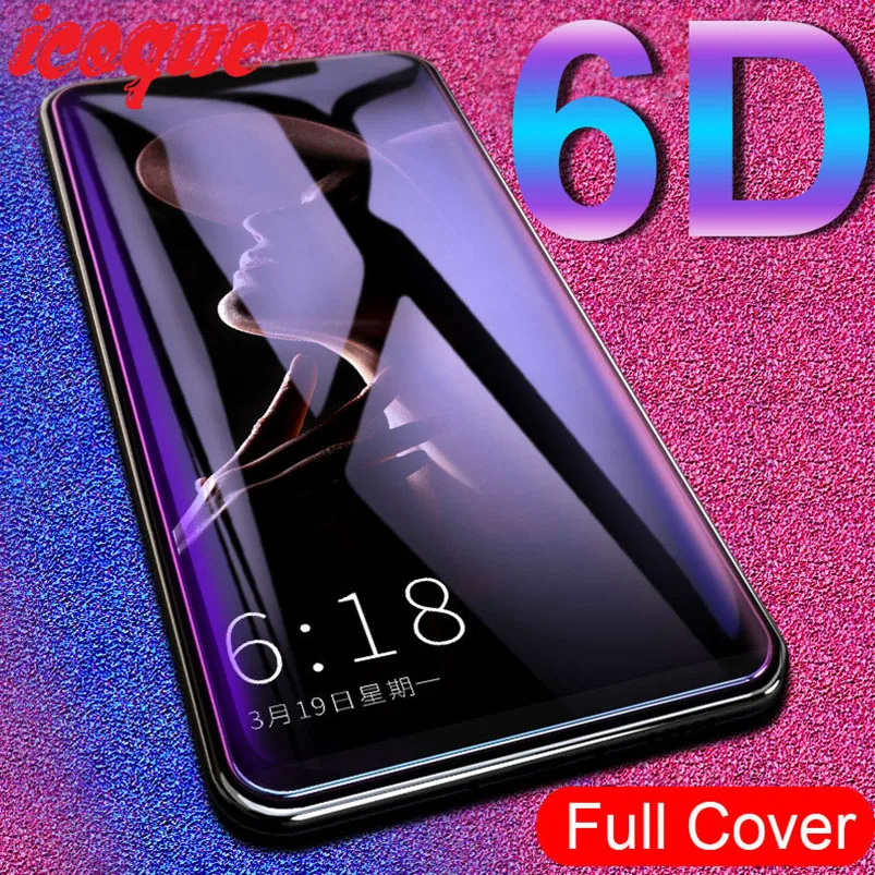 6D закаленное стекло для VIVO V20 Se V21 5g V21e iQOO 7 Neo 5 3 Z3 Z1x Z1 Y31s Y17 Y73s Y53s Y70 S10 V17 Pro Y51s Y52s Y50 S7 V9