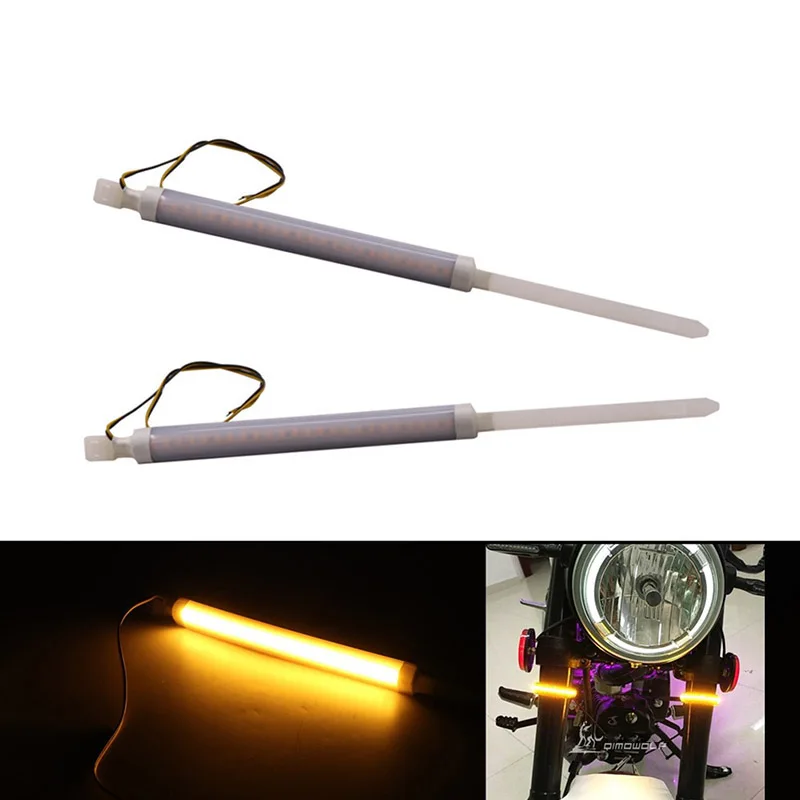 1 пара светодиодный светильник полоса для велосипеда мотоцикла автомобиля