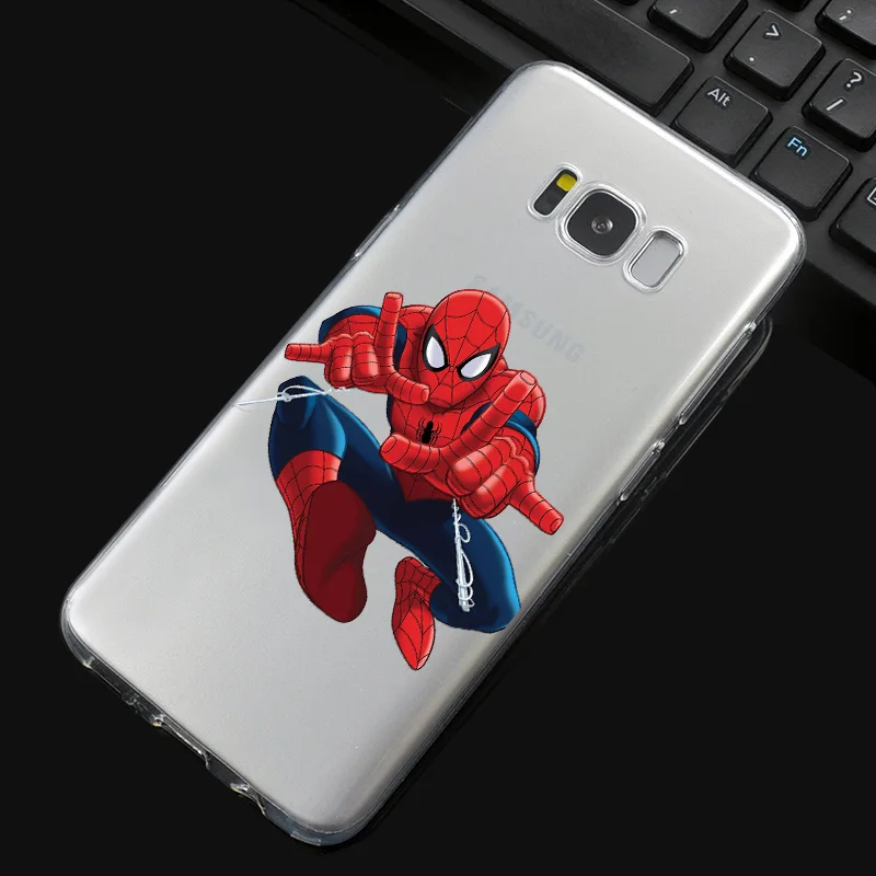 DREAMFOX N052 героический Человек-паук Мягкий ТПУ силиконовый чехол для samsung Galaxy Note S 3 4 5