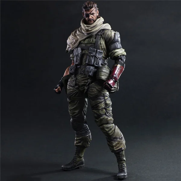 Экшн фигурка Play Arts KAI металлическая Экипировка твердый V The Phantom Pain Iroquois Pliskin старая