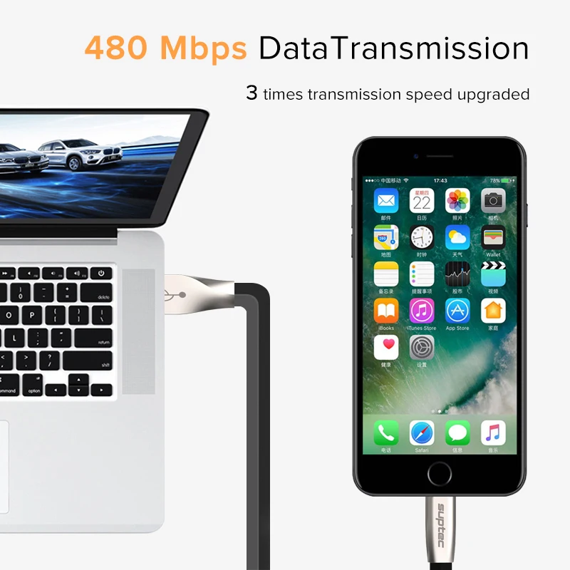 Suptec Быстрая Зарядка Micro USB кабель для samsung S7 Xiaomi планшет Andriod USB ЗУ для мобильного телефона кабель для передачи данных Microusb провод шнур