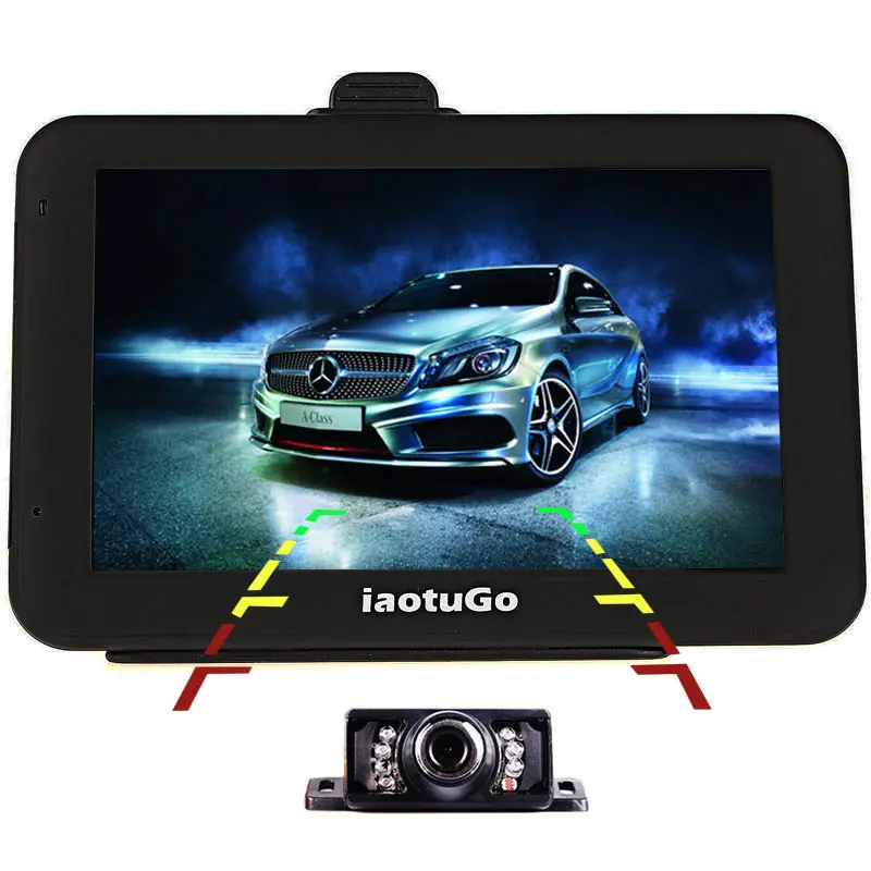 IaotuGo 5 &quotAndroid емкостный Автомобильный GPS навигатор + задняя камера парковочная
