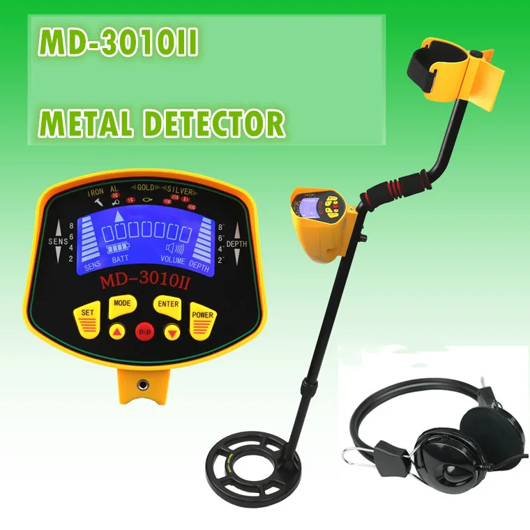 Подземный металлоискатель Md-3010Ii портативный Высокочувствительный детектор для
