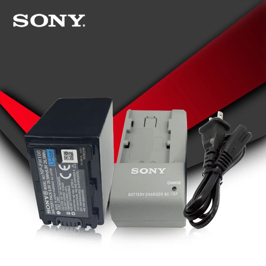 1 шт./лот Sony оригинальная фотовспышка FH100 Аккумулятор для камеры с зарядным