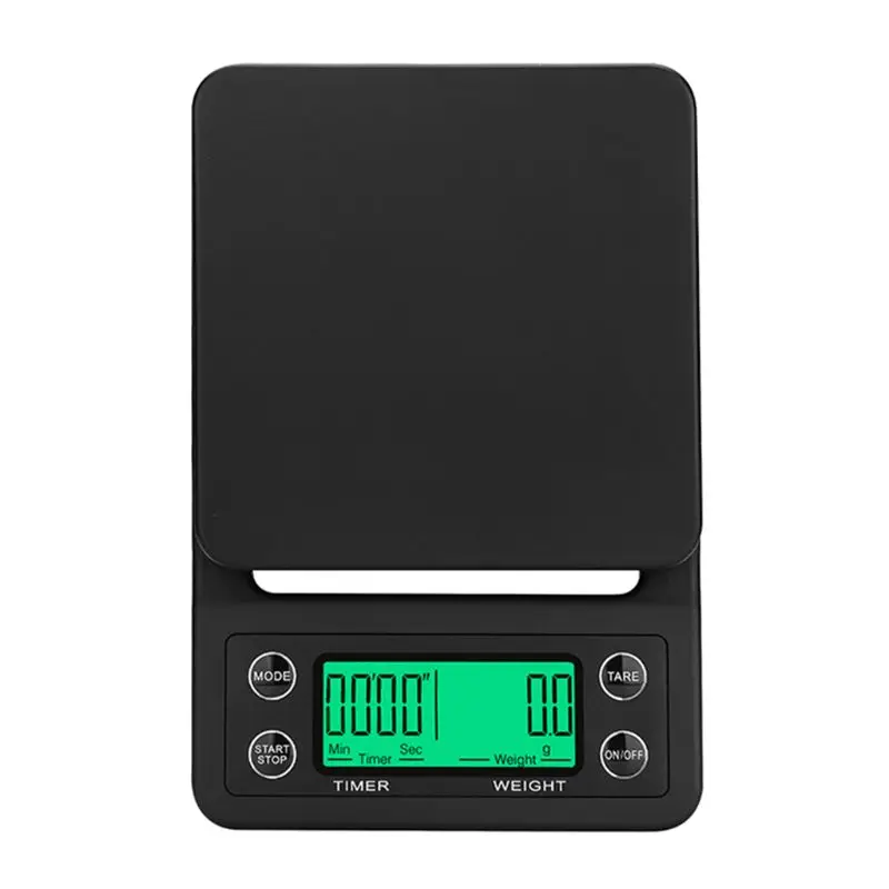 

3kg/5kg Coffee Scale With Timer Electronic Digital Kitchen Scale High Precision 0.1g LCD Scales