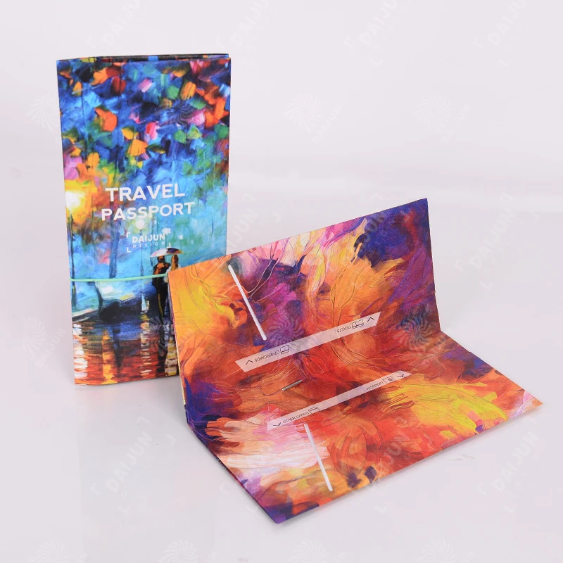 Индивидуальный принт Tyvek untearing waterproof travel обложка паспорта кошелек