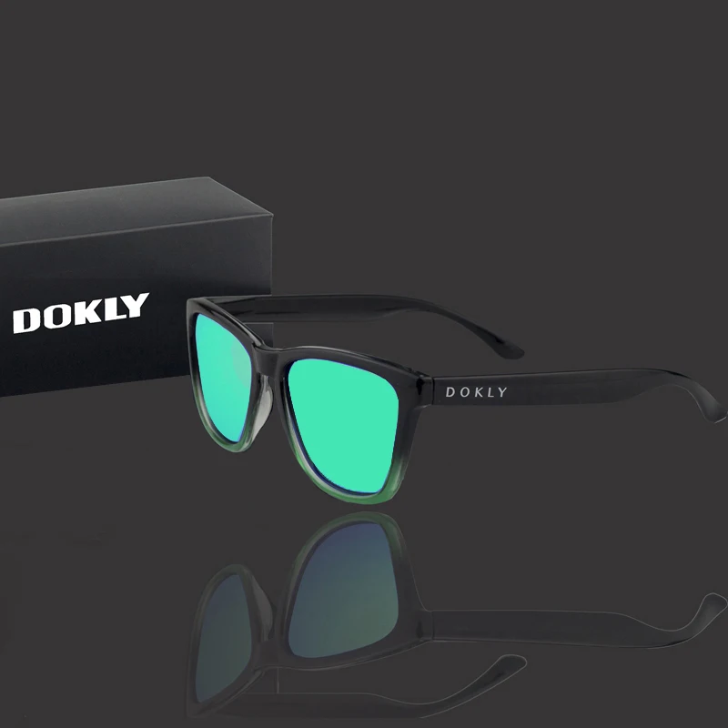 Dokly, настоящие поляризационные солнцезащитные очки, мужские и wo, поляризационные солнцезащитные очки, квадратные солнцезащитные очки, Oculos De Sol - Цвет линз: dokly17