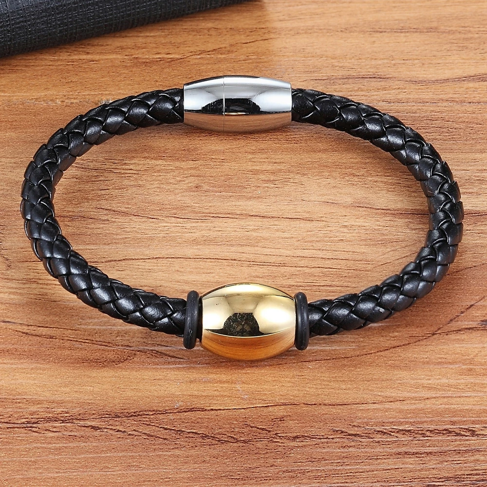 Браслет из натуральной кожи с геометрическим рисунком 4 цвета|Браслеты шармами| |