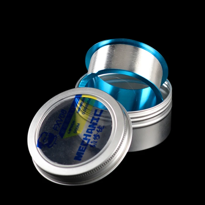 0.008mm x 500m line Механик FXV08 чистого серебра летающие линии 0,008 мм 500 м Летящее линии Процессор припоя для iphone отпечатков пальцев линии обслуживание - Цвет: 0.008mm x 500m line