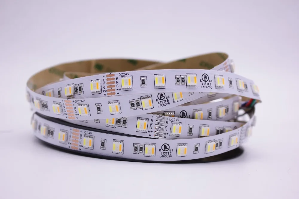 5 в 1 5 м 5050 5025 SMD Светодиодная лента RGBCCT RGB+ W+ WW(белый+ теплый белый) RGBCCT гибкий светодиодный светильник 5 м/300 светодиодный s 12 в 24 В для дома