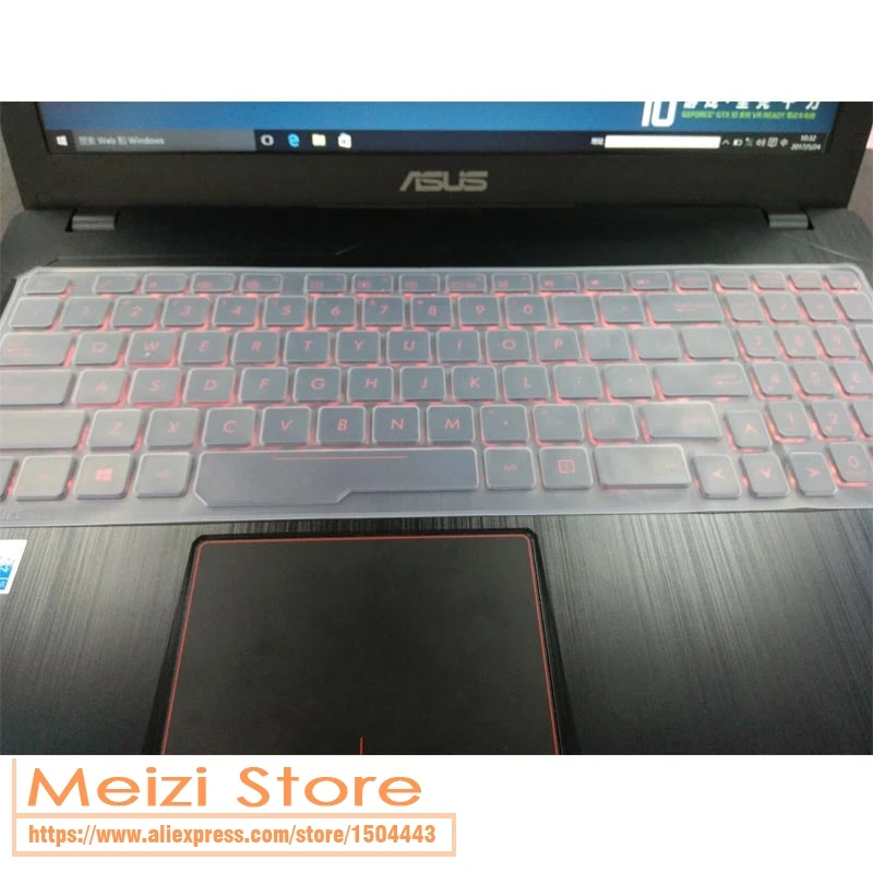 Защитная пленка для клавиатуры ноутбука Asus FX53VD FX53V ZX53VD ZX53VE ZX53VW FX53VE FX53VW FX-ZX53VD