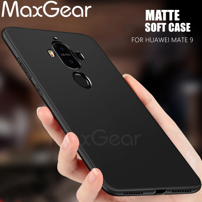 Мягкий чехол MaxGear для Huawei Mate 9 чехлы из силикона ТПУ тонкий защитный резиновый