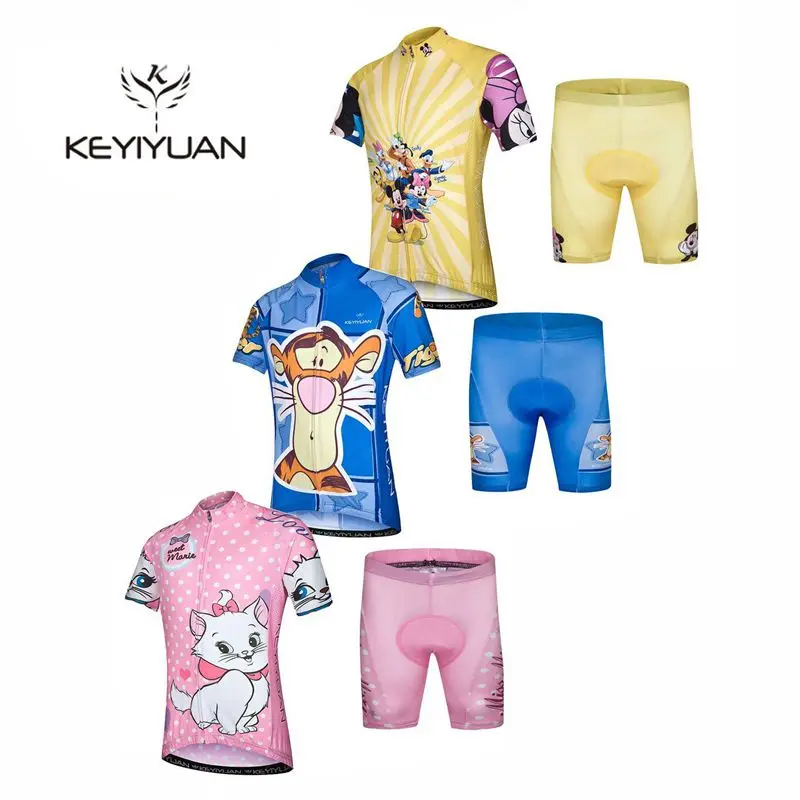 Лидер продаж 2017 летняя детская велосипедная майка KEYIYUAN одежда с подкладкой