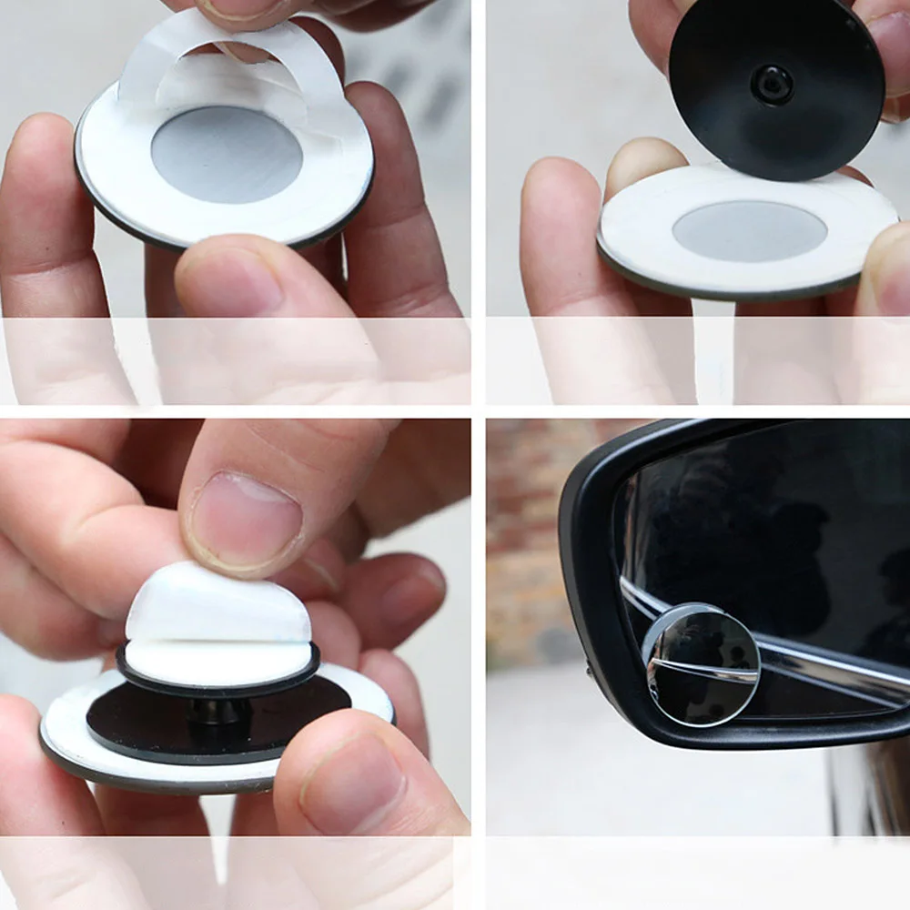 Универсальный 360 градусов Широкий формат круглое выпуклое зеркало заднего вида