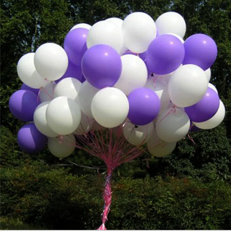 100pcs/lot wedding decor balloon birthday party ballon 10inch 1.5g Gold white kind of ball snow air balloons | Дом и сад
