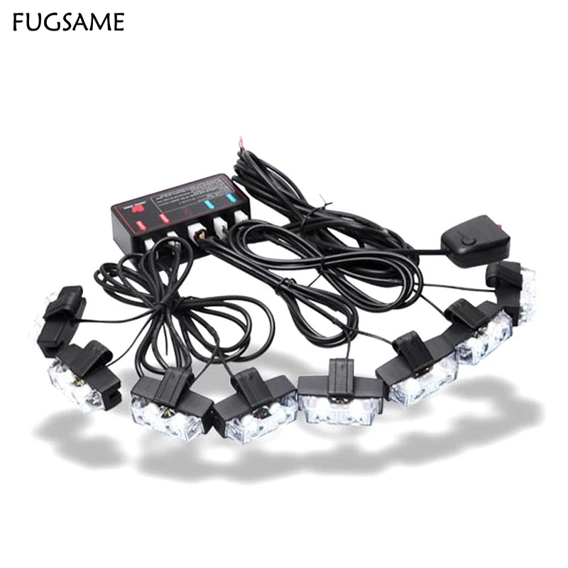 FUGSAME автомобиль 51035led мотоцикл вспышка стробоскоп предупреждение EMS полицейский